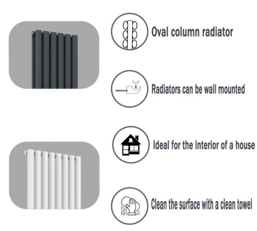 Milano Aruba - Horizontal Designer Radiator - Choice of Size - Image 5