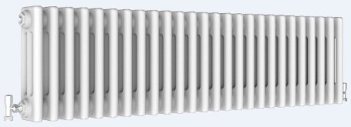 Milano Windsor - White Traditional Horizontal Triple Column Radiator - Choice of Size - Image 5
