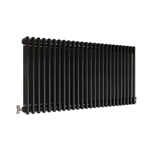 Milano Windsor - Black Traditional Horizontal Triple Column Radiator - Choice of Size - Image 6