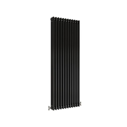 Milano Windsor - Vertical Triple Column Black Traditional Cast Iron Style Radiator - Image 2