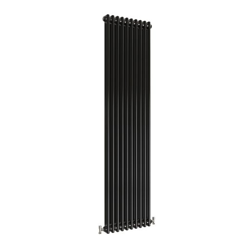 Milano Windsor - Black Traditional Vertical Double Column Radiator - Choice of Size and Feet - Image 5