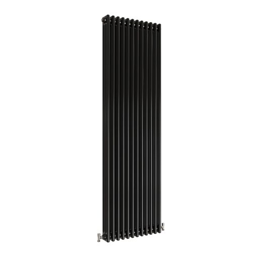 Milano Windsor - Vertical Triple Column Black Traditional Cast Iron Style Radiator - Image 6