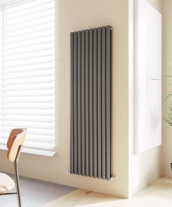Milano Aruba - Vertical Double Panel Designer Radiator - Choice of Colours and Sizes