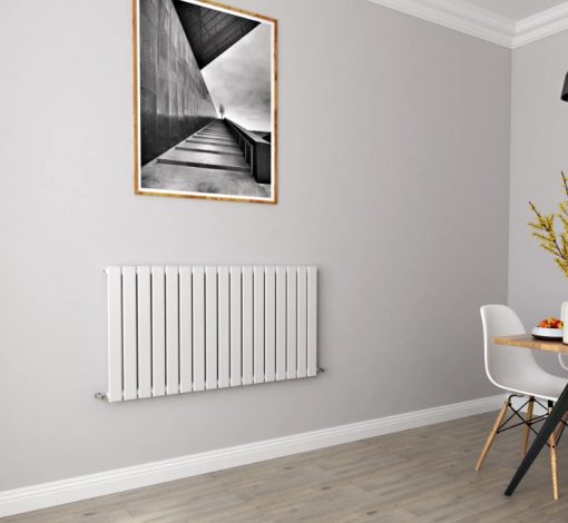 Sterling Arlie - Horizontal Flat Singel Panel Designer Radiator - Choice of Color and Width