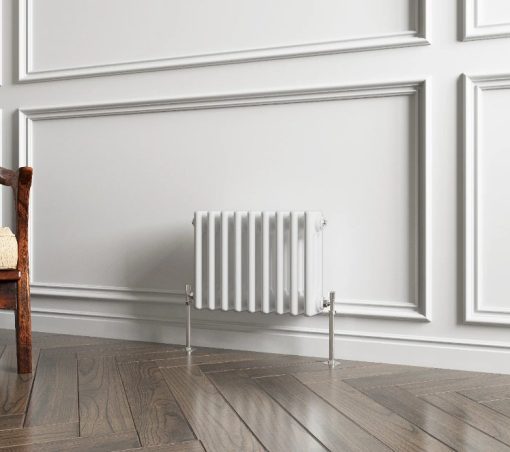 Milano Windsor - White Traditional Horizontal Triple Column Radiator - Choice of Size