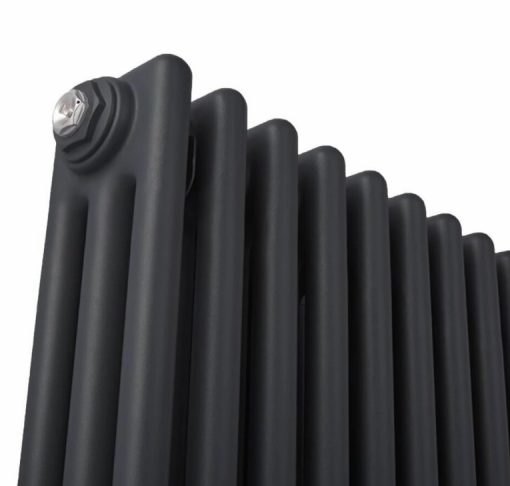 Milano Windsor - Black Traditional Horizontal Triple Column Radiator - Choice of Size - Image 2